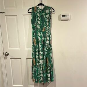 Oliphant smocked maxi dress